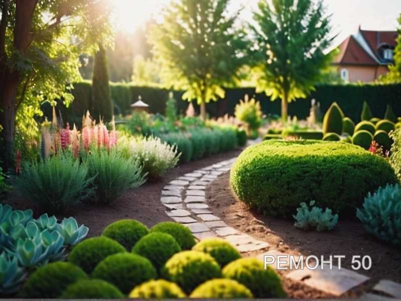 Планировка и обустройство сада с водоемом