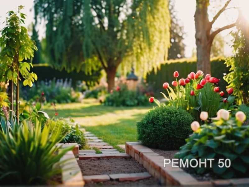 Создание декоративного фона для миксбордера