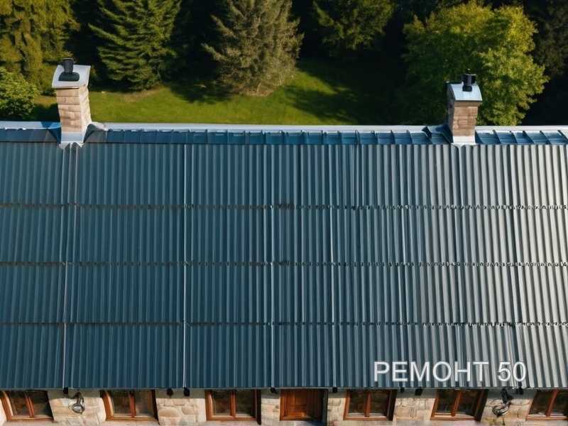 Профнастил для крыши — характеристики и монтаж