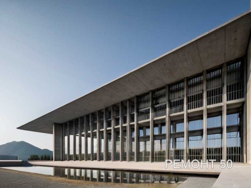 Ремонт повреждений на бетонном покрытии стоянки