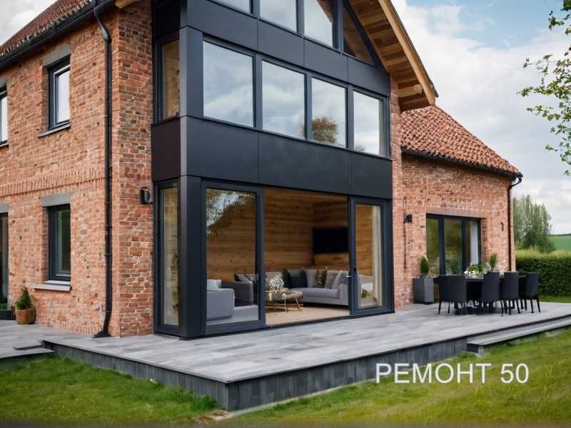 Фасады с наклонными плоскостями