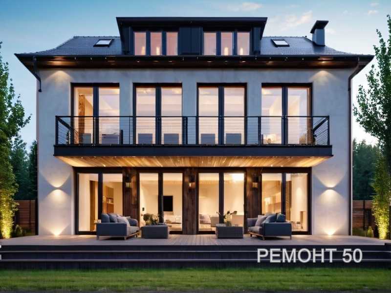 Финишная отделка и покраска фасада