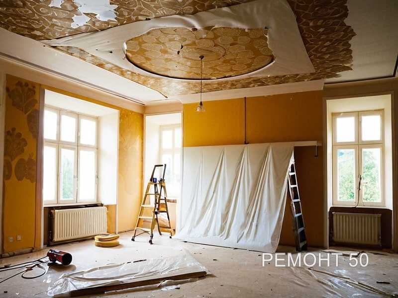 Демонтаж старых конструкций и подготовка помещения